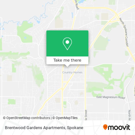 Brentwood Gardens Apartments map