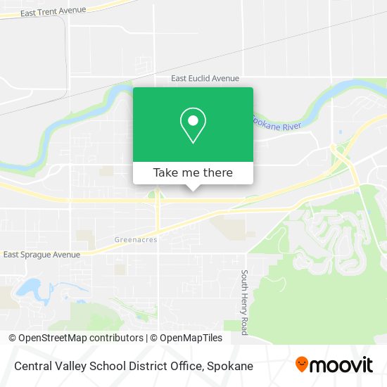 Central Valley School District Office map