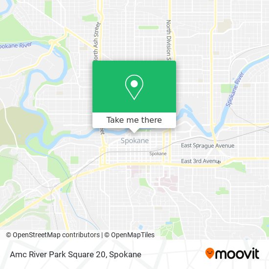 Mapa de Amc River Park Square 20