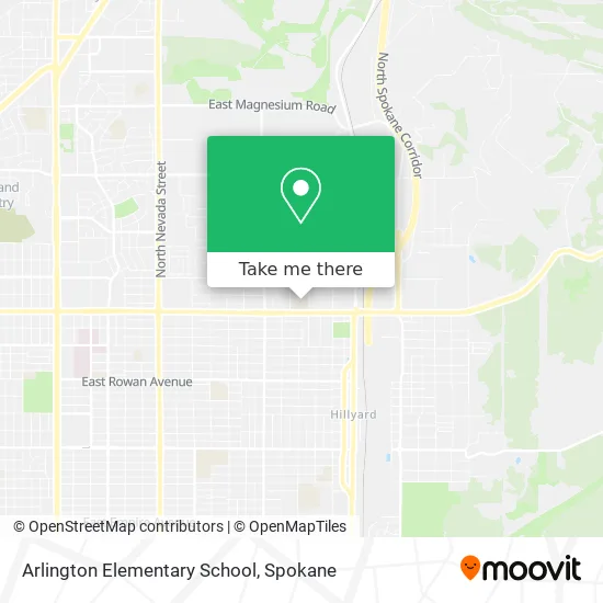 Arlington Elementary School map