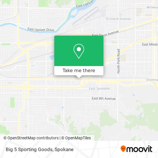 Mapa de Big 5 Sporting Goods