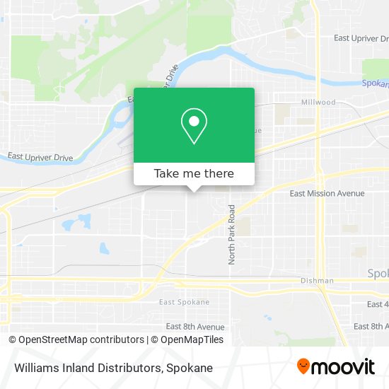 Mapa de Williams Inland Distributors