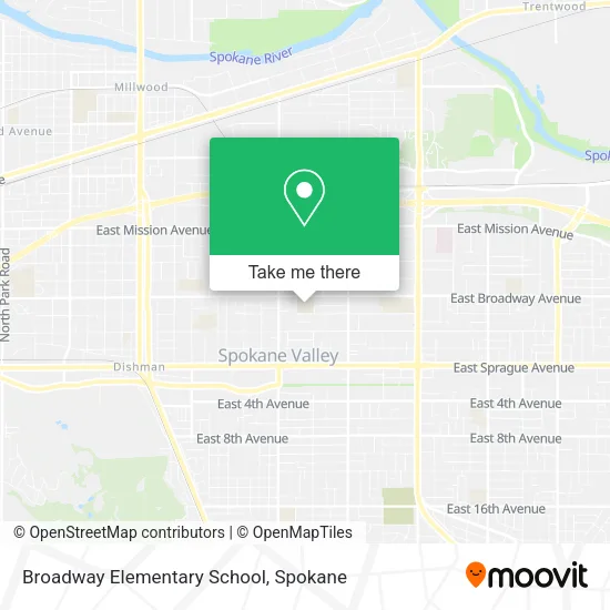 Mapa de Broadway Elementary School