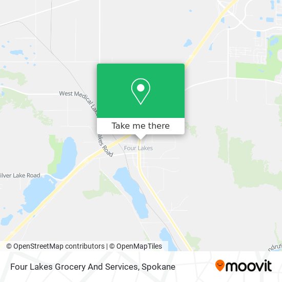 Four Lakes Grocery And Services map