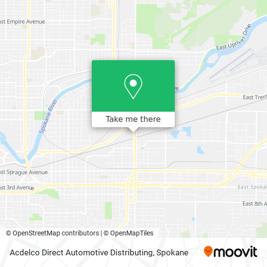 Mapa de Acdelco Direct Automotive Distributing