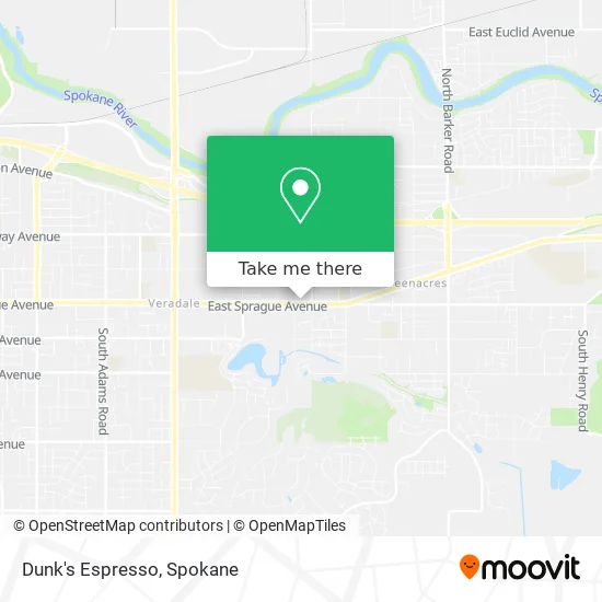 Mapa de Dunk's Espresso