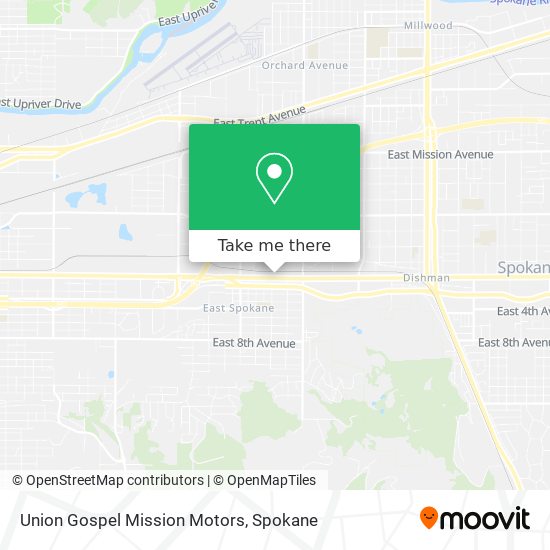 Union Gospel Mission Motors map