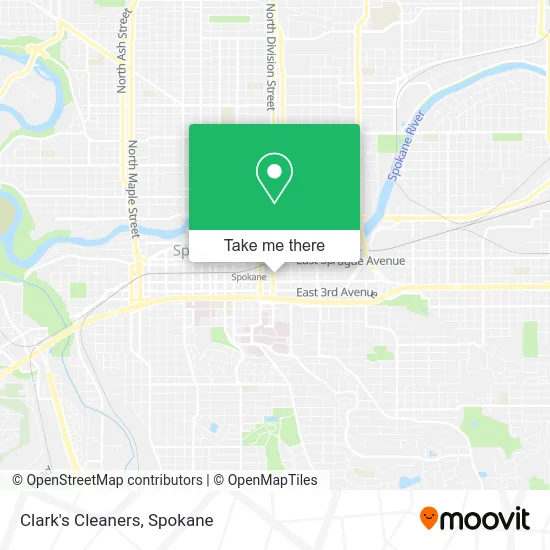 Clark's Cleaners map