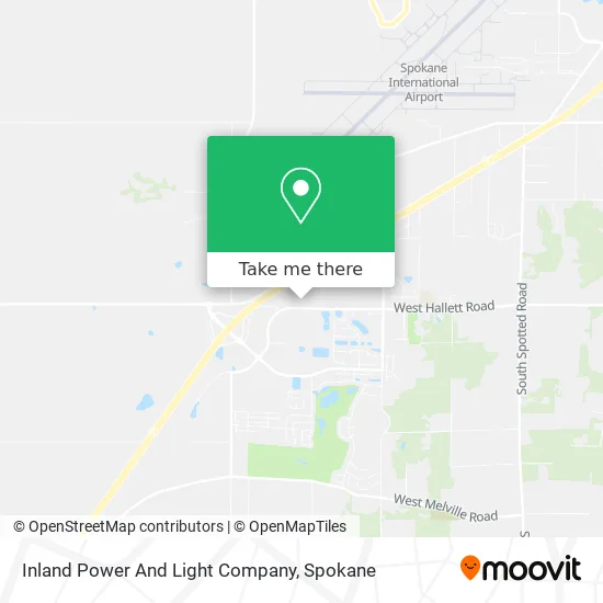 Mapa de Inland Power And Light Company