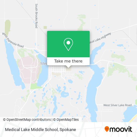 Mapa de Medical Lake Middle School