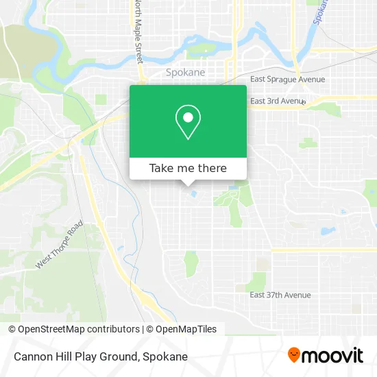 Cannon Hill Play Ground map