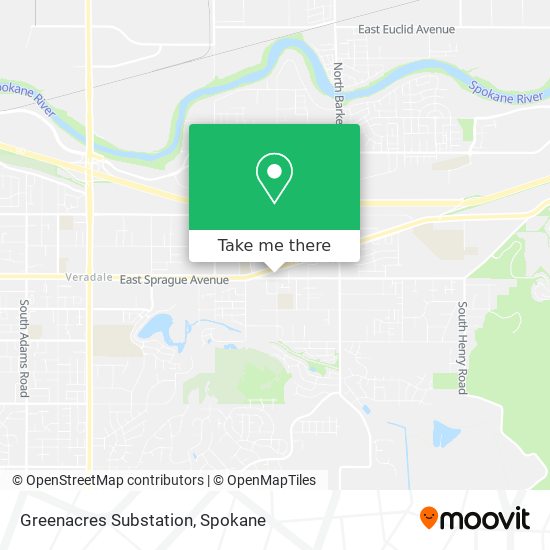 Greenacres Substation map