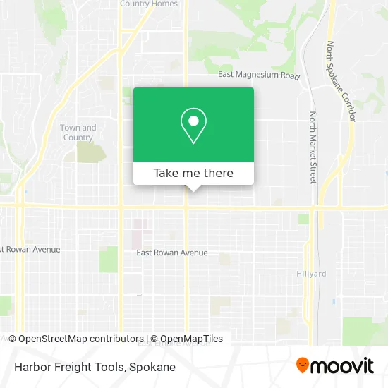 Harbor Freight Tools map