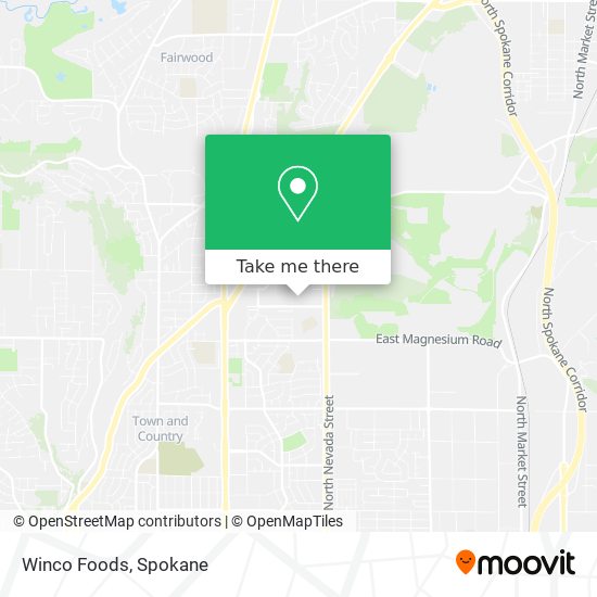 Winco Foods map