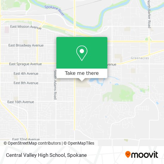 Central Valley High School map