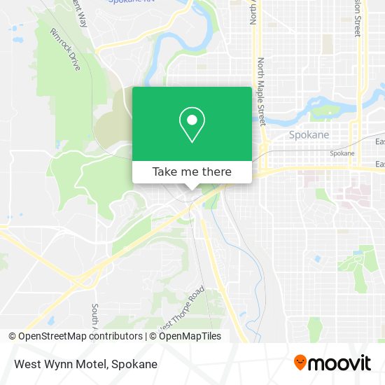 West Wynn Motel map