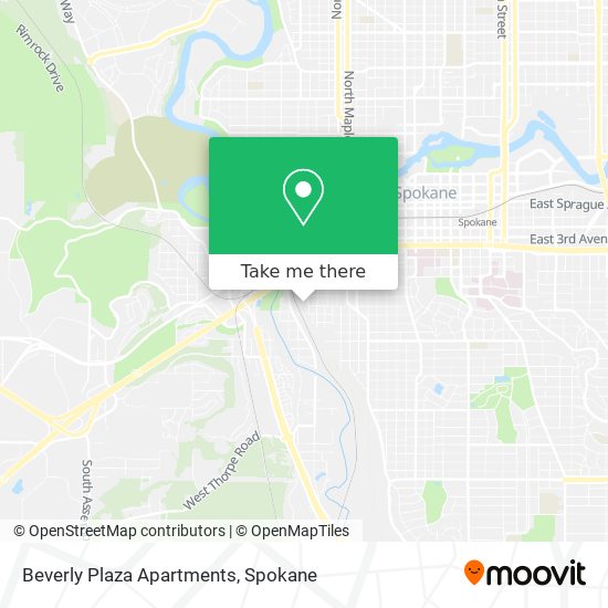 Beverly Plaza Apartments map