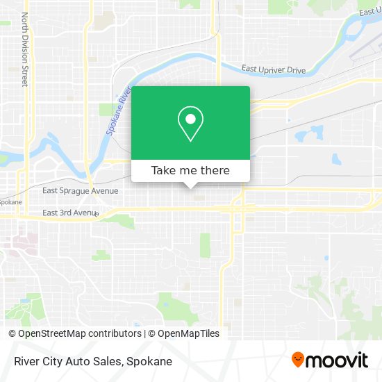 River City Auto Sales map