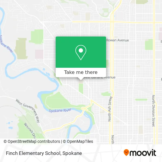Finch Elementary School map
