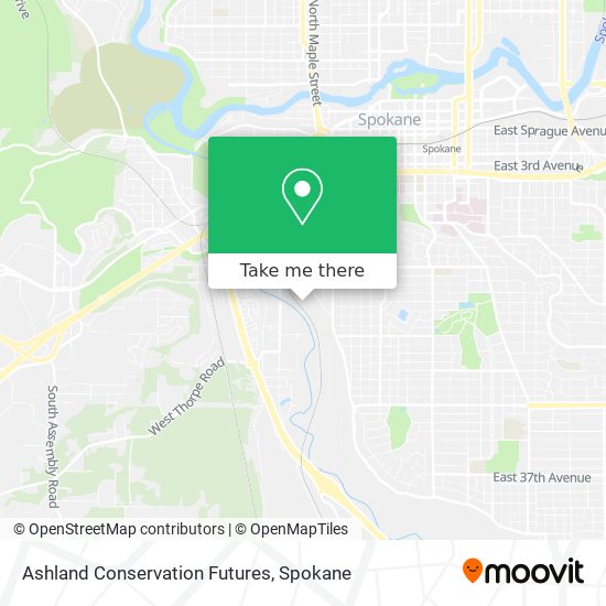 Ashland Conservation Futures map