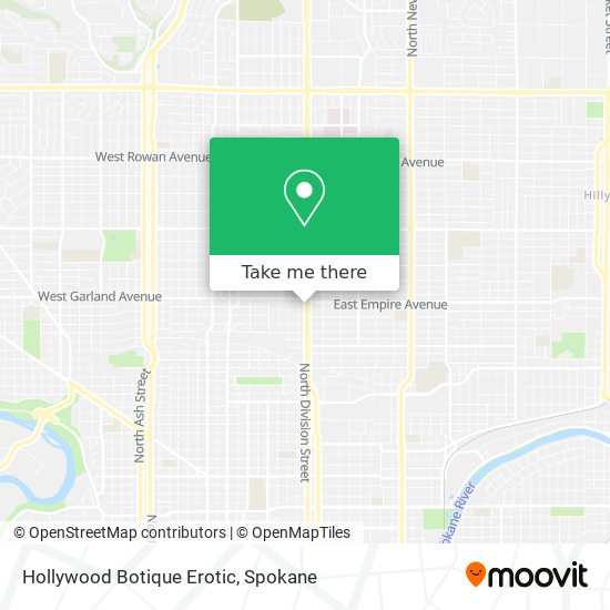 Hollywood Botique Erotic map