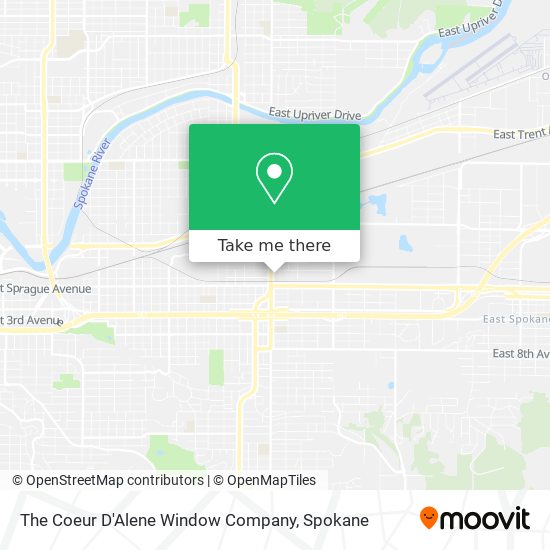 Mapa de The Coeur D'Alene Window Company