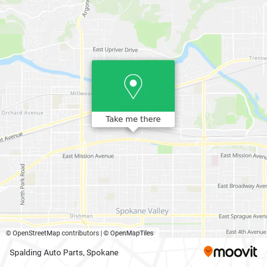 Mapa de Spalding Auto Parts
