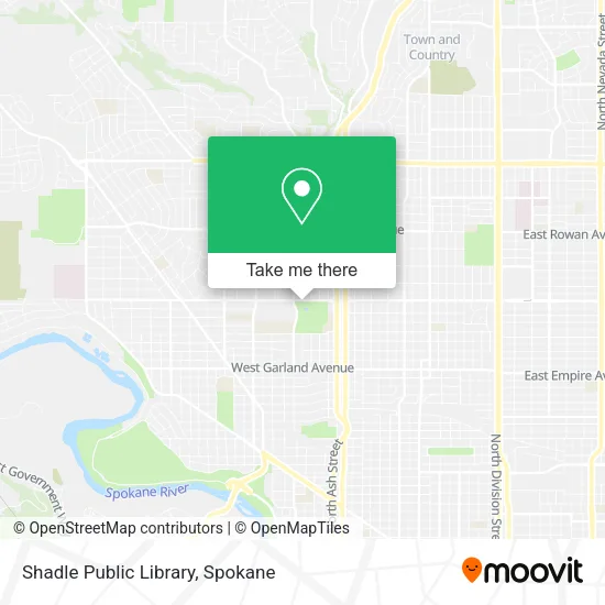 Mapa de Shadle Public Library