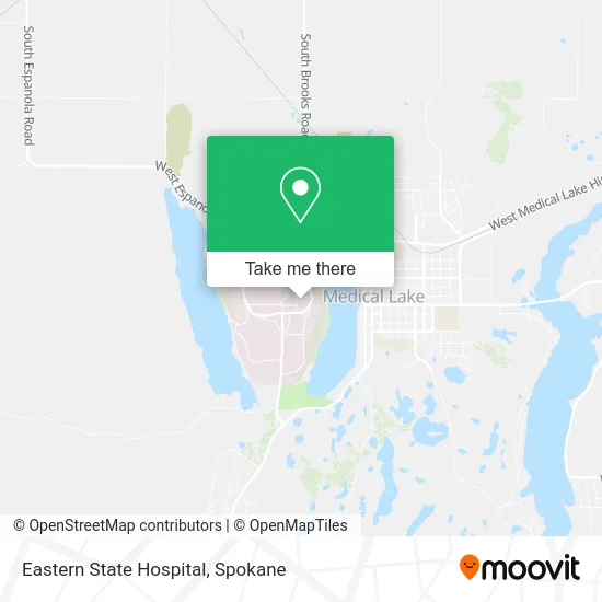 Eastern State Hospital map