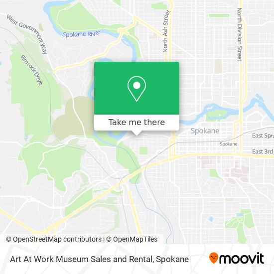 Art At Work Museum Sales and Rental map