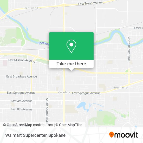 Walmart Supercenter map