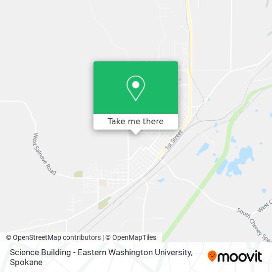 Mapa de Science Building - Eastern Washington University