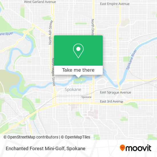 Enchanted Forest Mini-Golf map