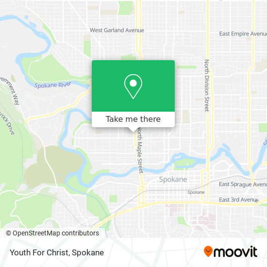 Youth For Christ map