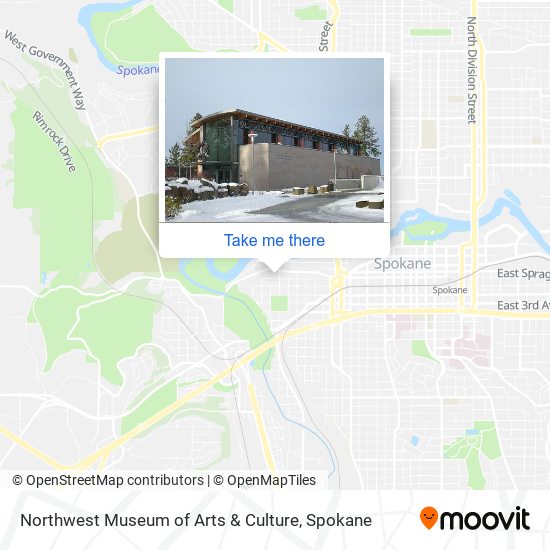 Mapa de Northwest Museum of Arts & Culture
