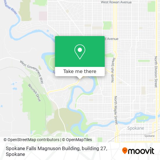Mapa de Spokane Falls Magnuson Building, building 27