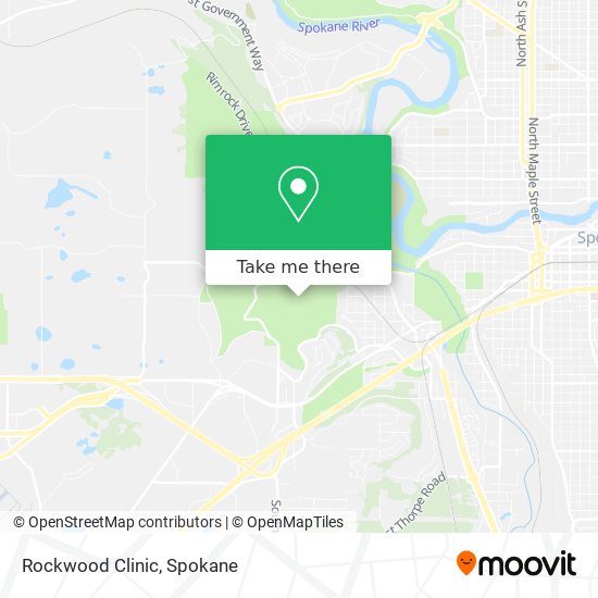 Rockwood Clinic map