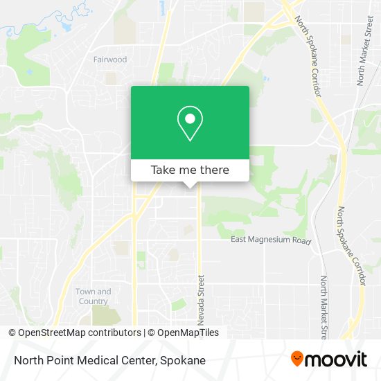 Mapa de North Point Medical Center