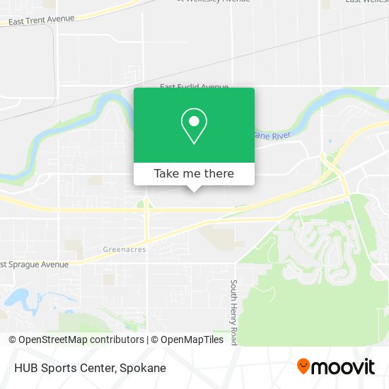 HUB Sports Center map