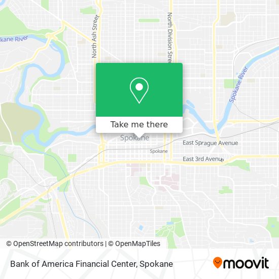 Mapa de Bank of America Financial Center
