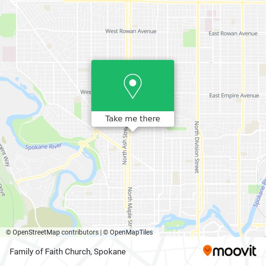 Mapa de Family of Faith Church