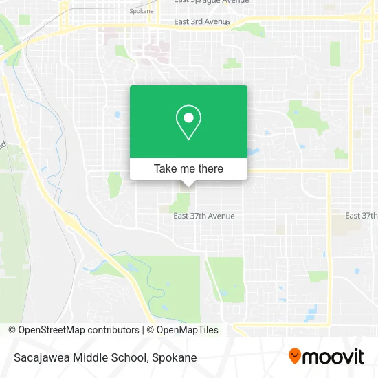 Mapa de Sacajawea Middle School