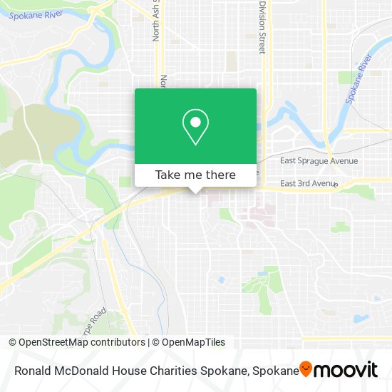 Mapa de Ronald McDonald House Charities Spokane