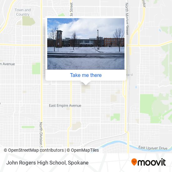 John Rogers High School map