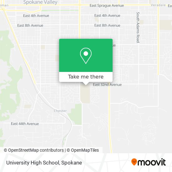 Mapa de University High School