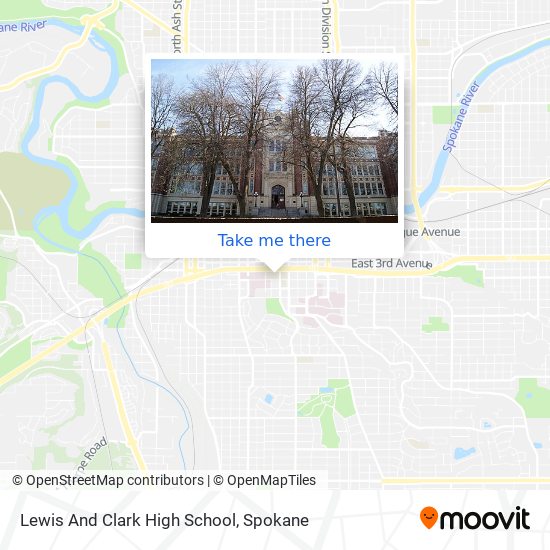 Mapa de Lewis And Clark High School