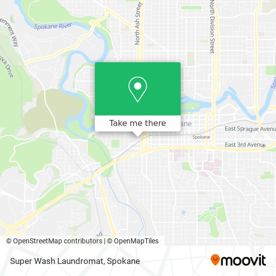 Mapa de Super Wash Laundromat