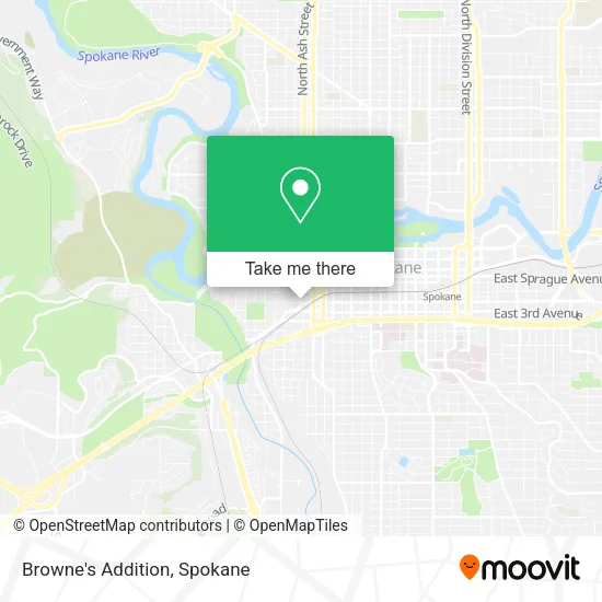 Mapa de Browne's Addition
