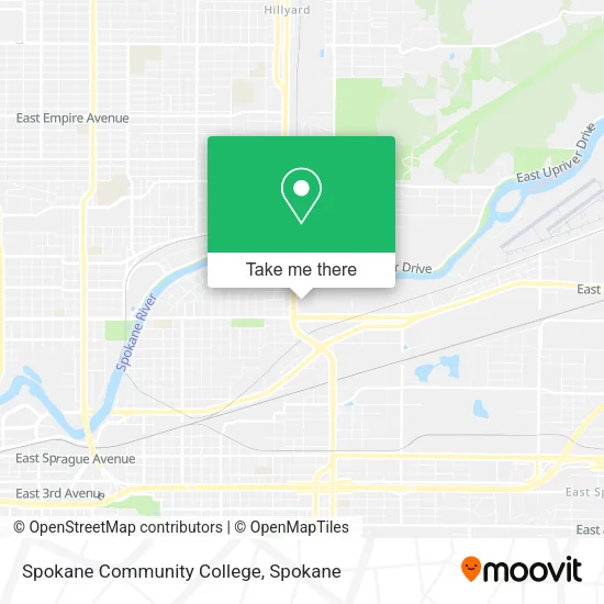 Spokane Community College map