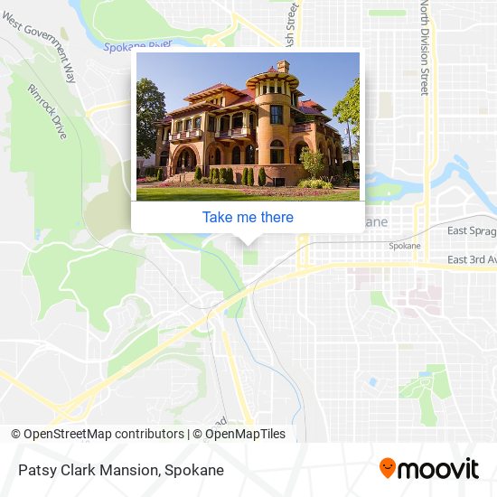 Patsy Clark Mansion map